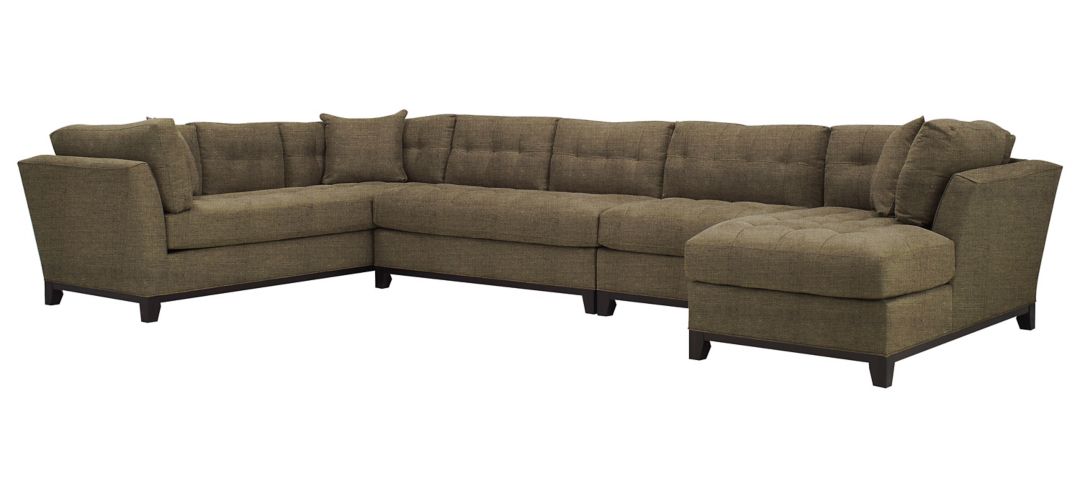 Cityscape 4-pc. Sectional w/ Right-Arm Facing Chaise and Armless Chair