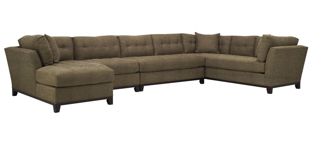 Cityscape 4-pc. Sectional w/ Left-Arm Facing Chaise and Armless Chair