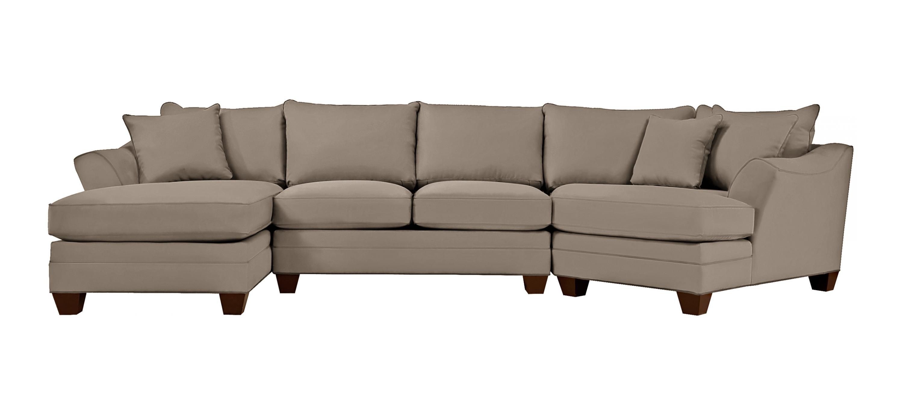 Foresthill 3-pc. Left Hand Facing Microfiber Sectional Sofa
