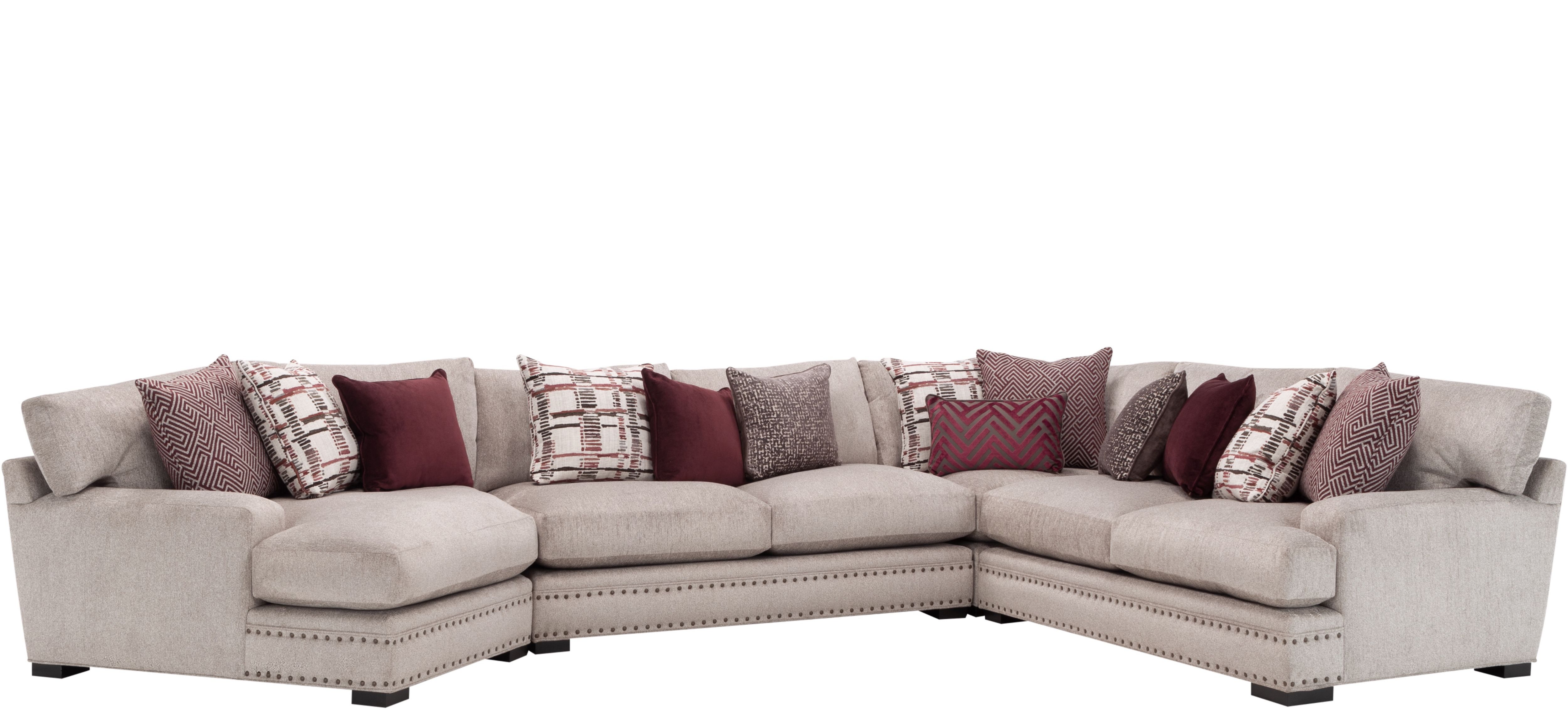 Sienna Chenille 4-pc. Sectional Sofa