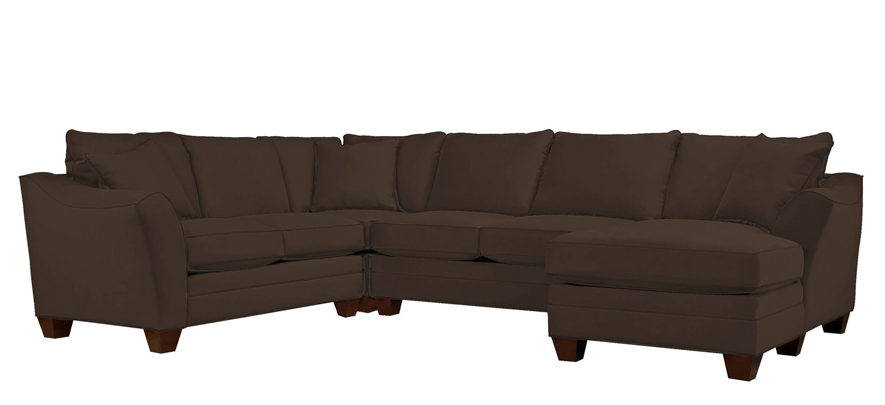 Foresthill 4-pc. Right Hand Facing Microfiber Sectional Sofa