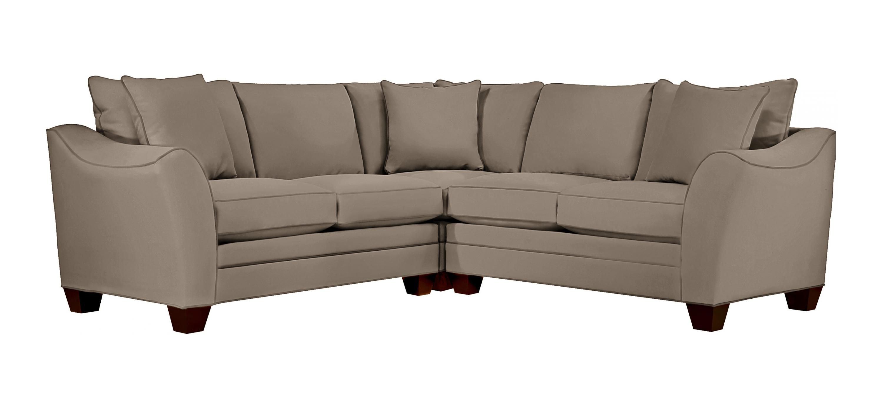Foresthill 3-pc. Symmetrical Microfiber Sectional Sofa