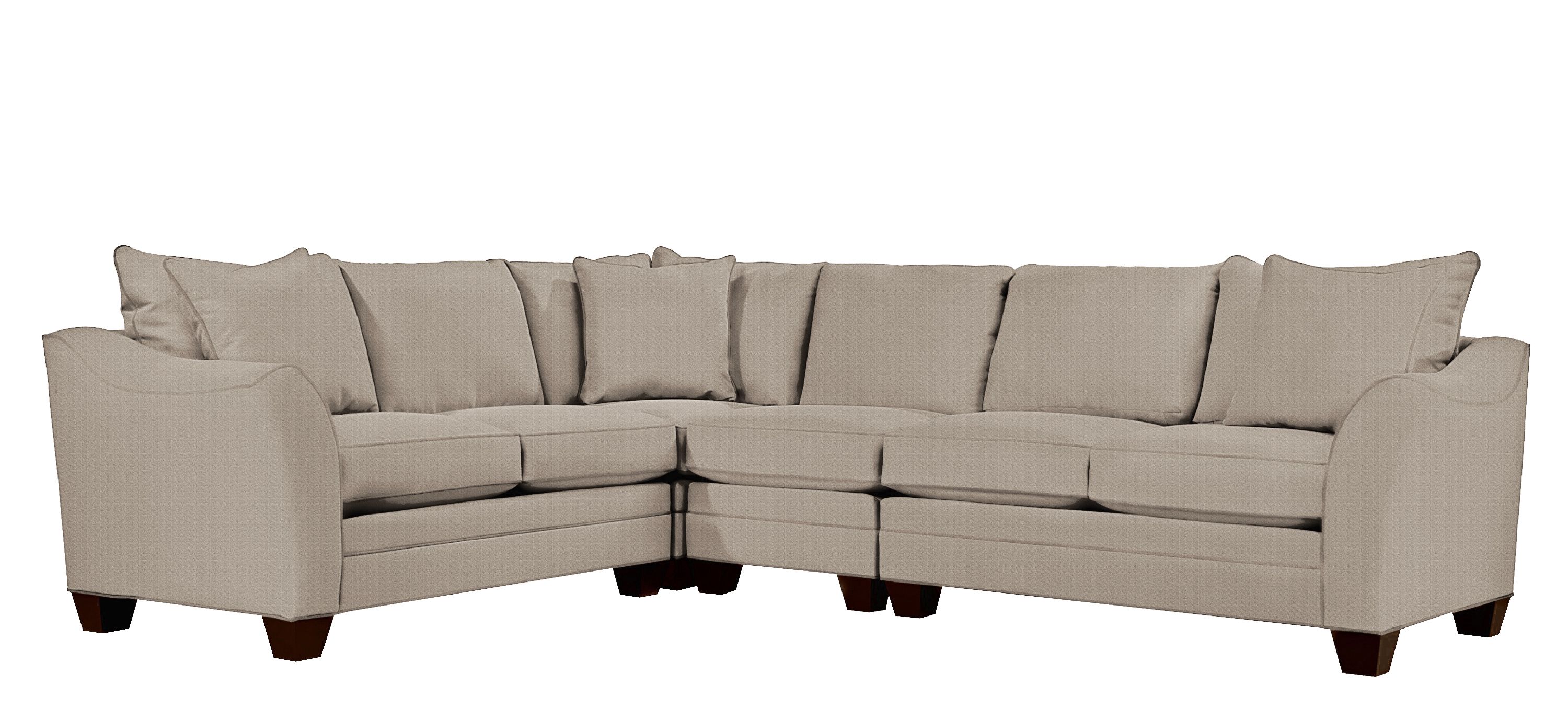 Foresthill 4-pc. Left Hand Facing Microfiber Sectional Sofa