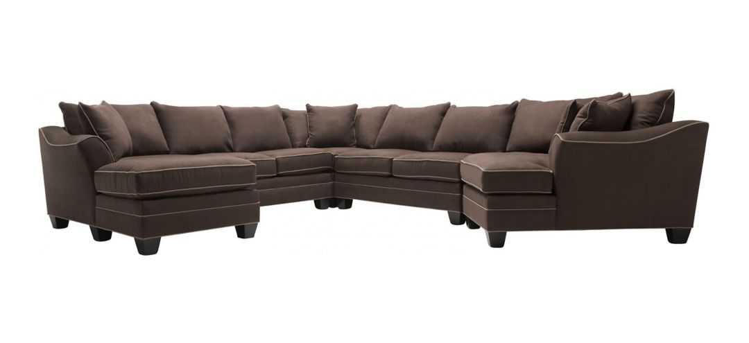 Foresthill 5-pc. Left Hand Facing Sectional Sofa w/ Twin Sleeper