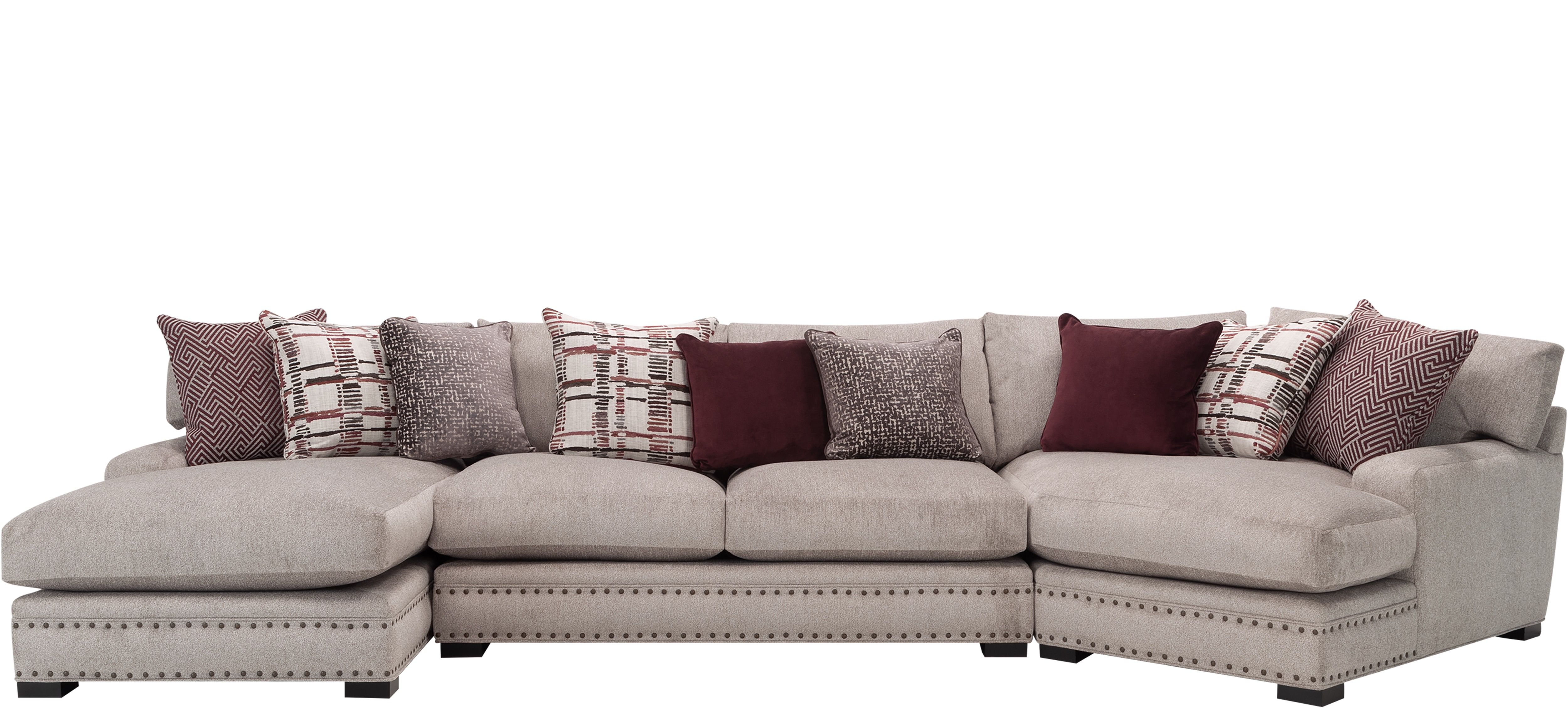 Sienna Chenille 3-pc. Sectional Sofa