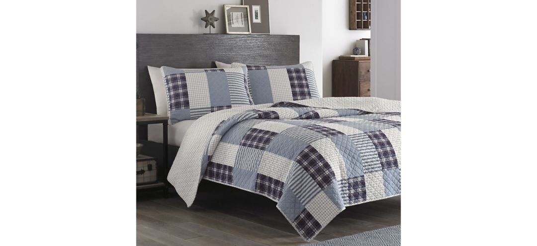 Camano Island Plaid 2-pc. Quilt Set