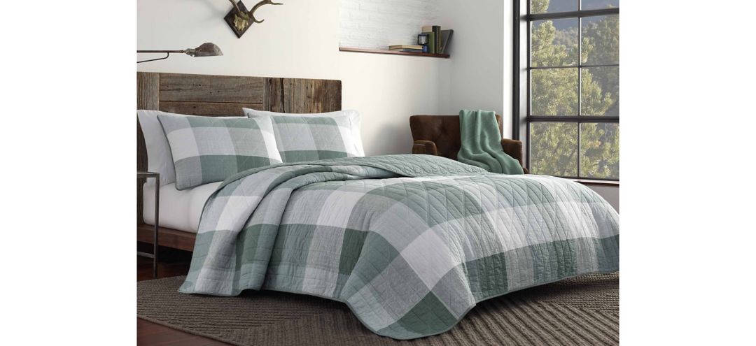 490143210 Boulder Plaid 2-pc. Quilt Set sku 490143210