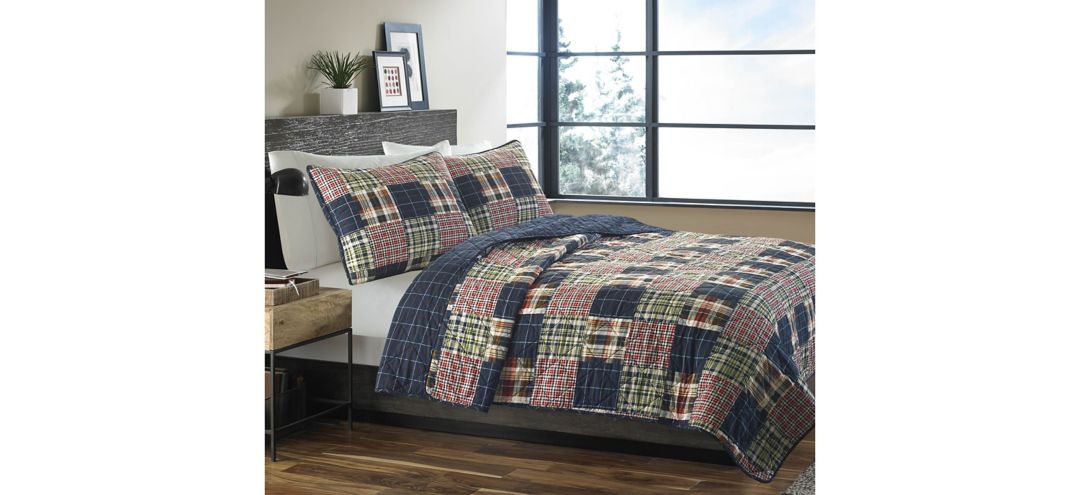 490144420 Madrona Plaid 2-pc. Quilt Set sku 490144420