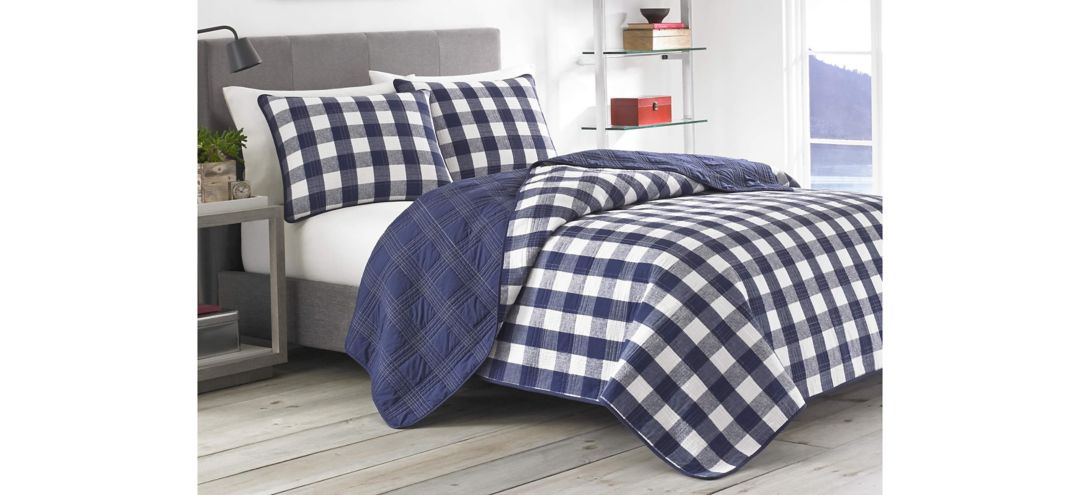 Lakehouse Plaid 2-pc. Quilt Set