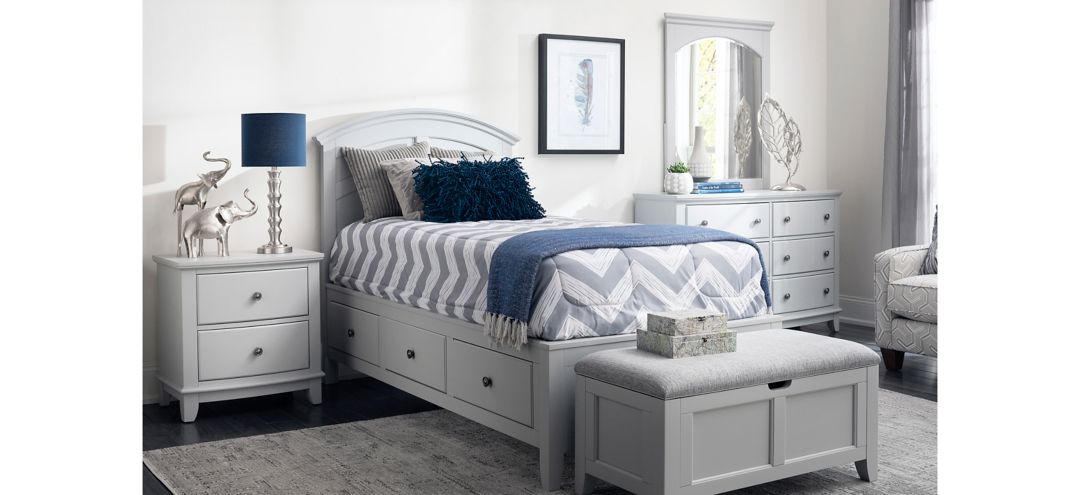 Kylie Youth 4-pc. Platform Bedroom Set w/ 1-Side Storage Bed