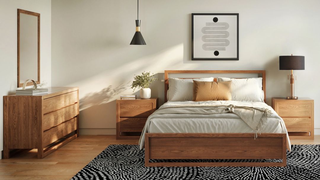 Aversa 4-pc. Platform Bedroom Set w/ 2-Drawer Nightstand