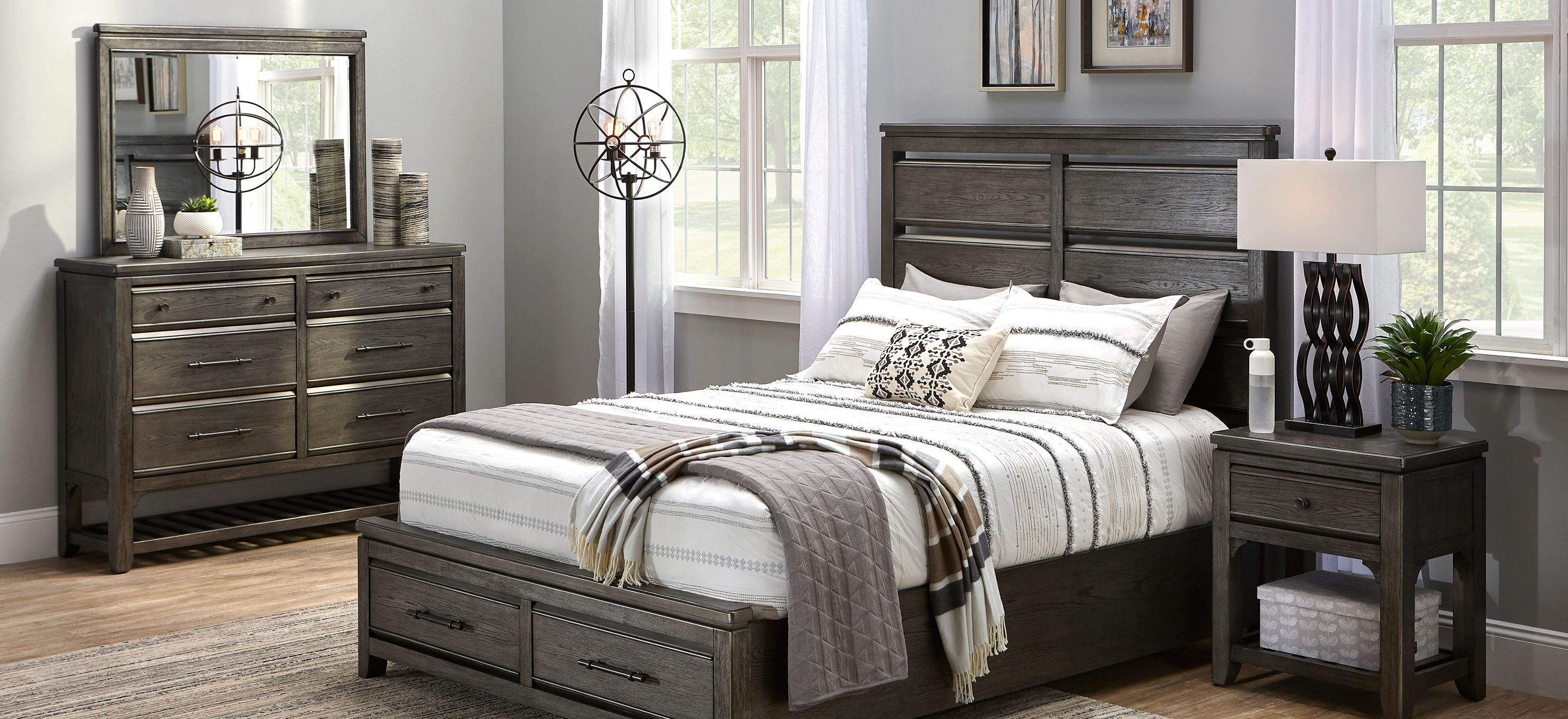 Slater 4-pc. Platform Storage Bedroom Set