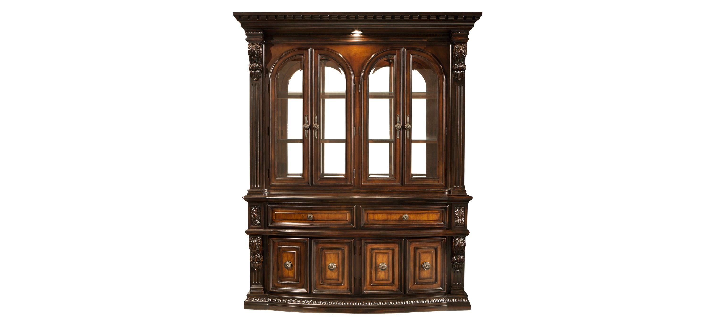 Bradford Heights 2-pc. China Cabinet w/ Lighting