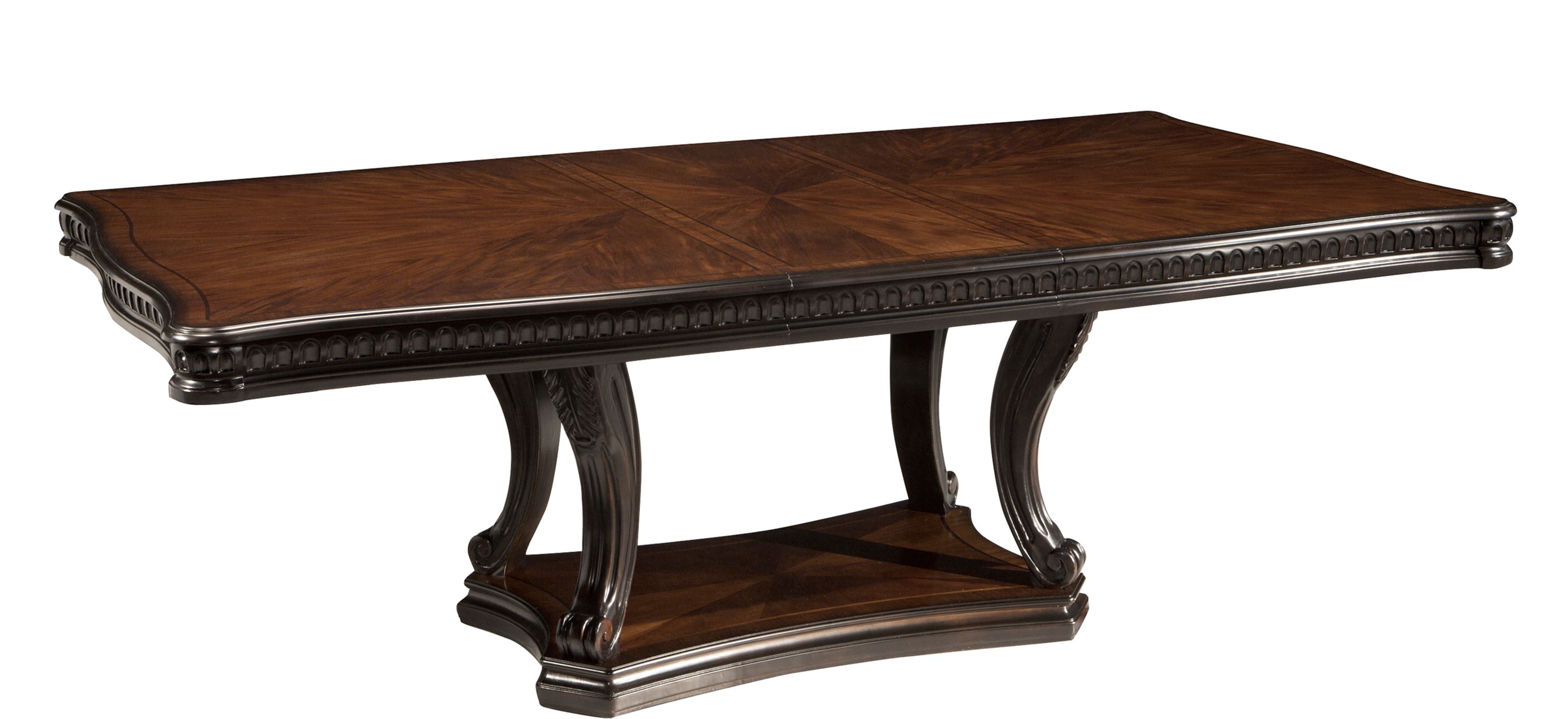Bradford Heights Pedestal Dining Table w/Leaves
