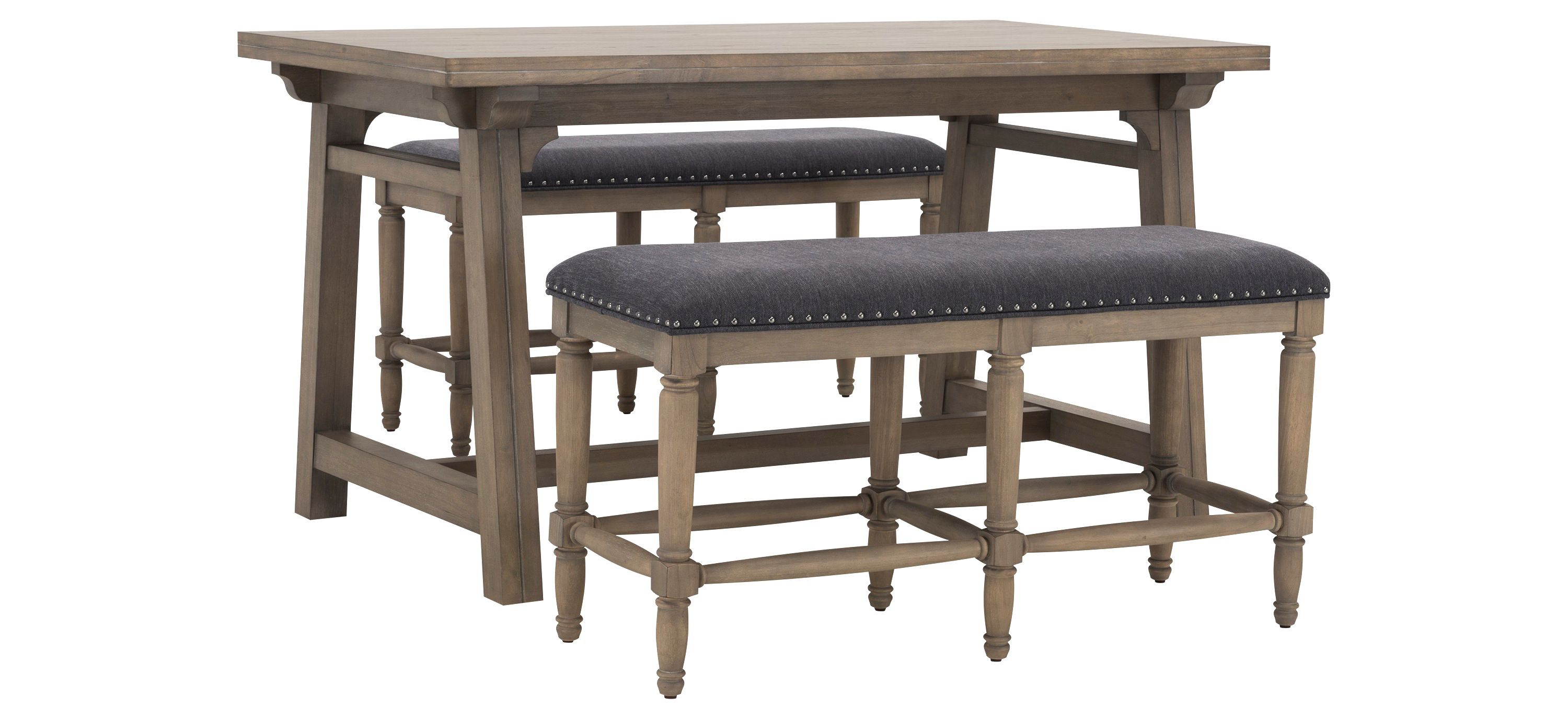 Cassidy 3-pc. Counter-Height Dining Set
