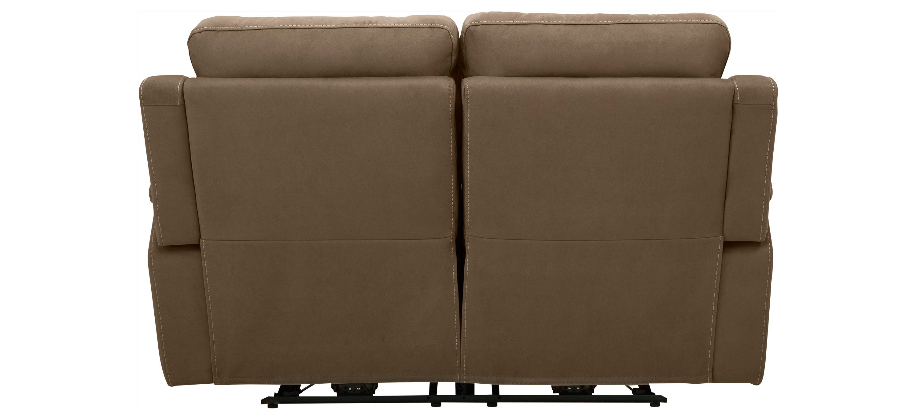 Stanfield Microfiber Power-Reclining Loveseat w/ Power Headrest  