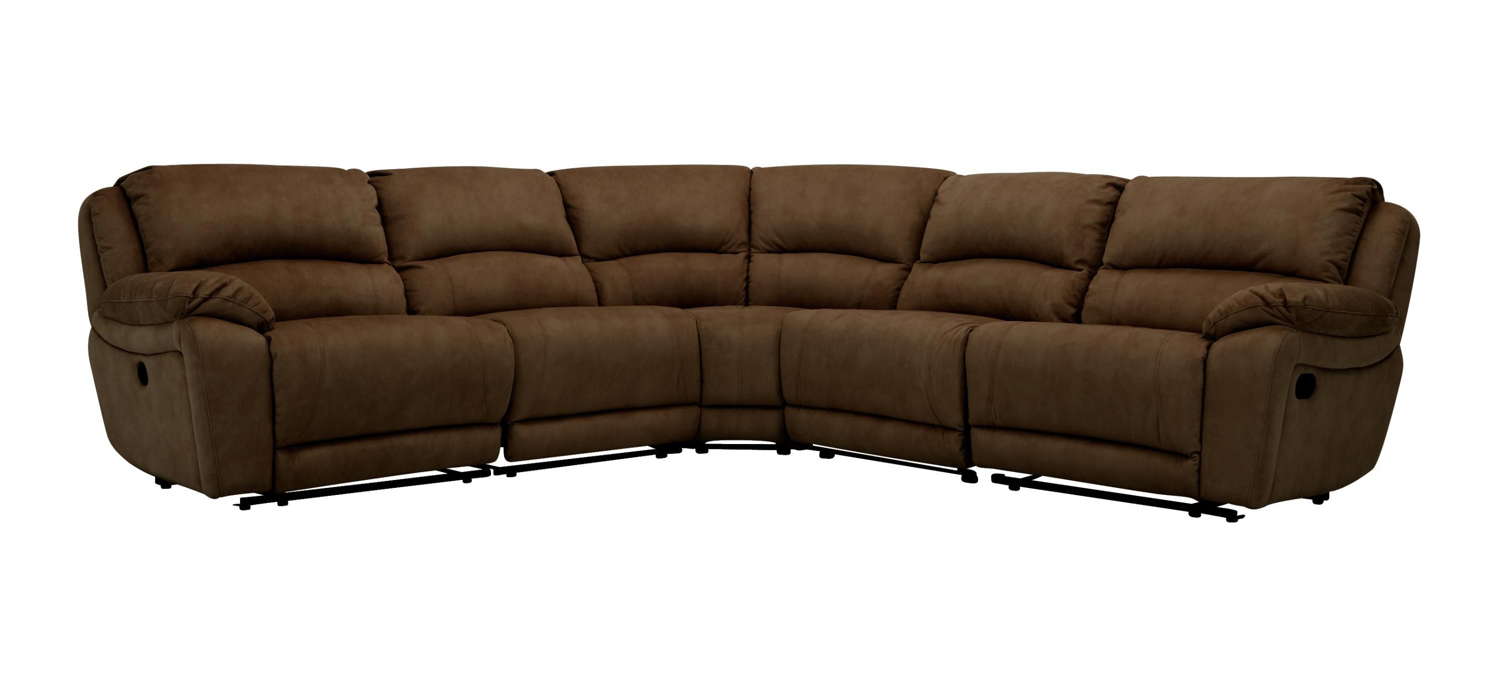 Mackenzie 5-pc. Microfiber Power Reclining Sectional Sofa