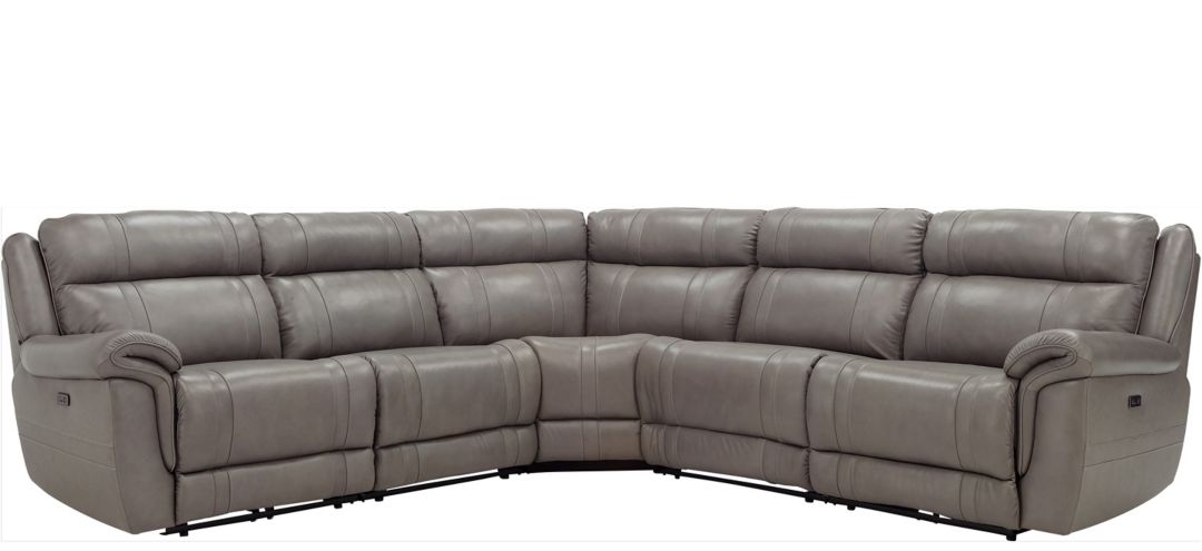 Ridgewood 5-pc. Leather Power-Reclining Sectional Sofa