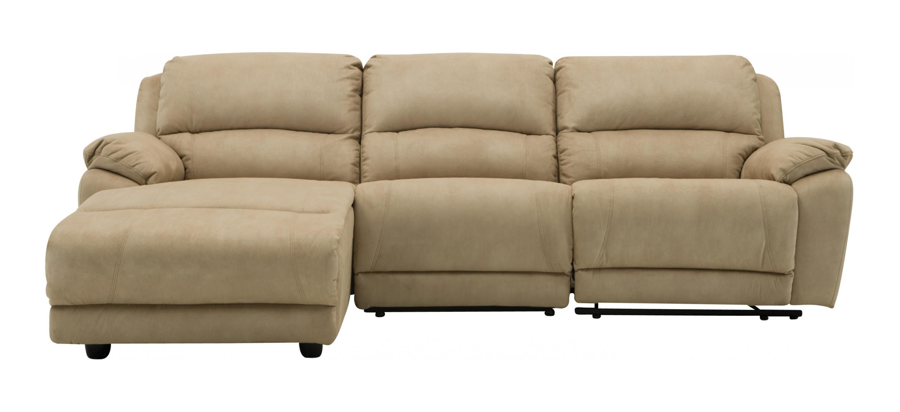 Mackenzie 3-pc. Microfiber Power Reclining Sectional Sofa