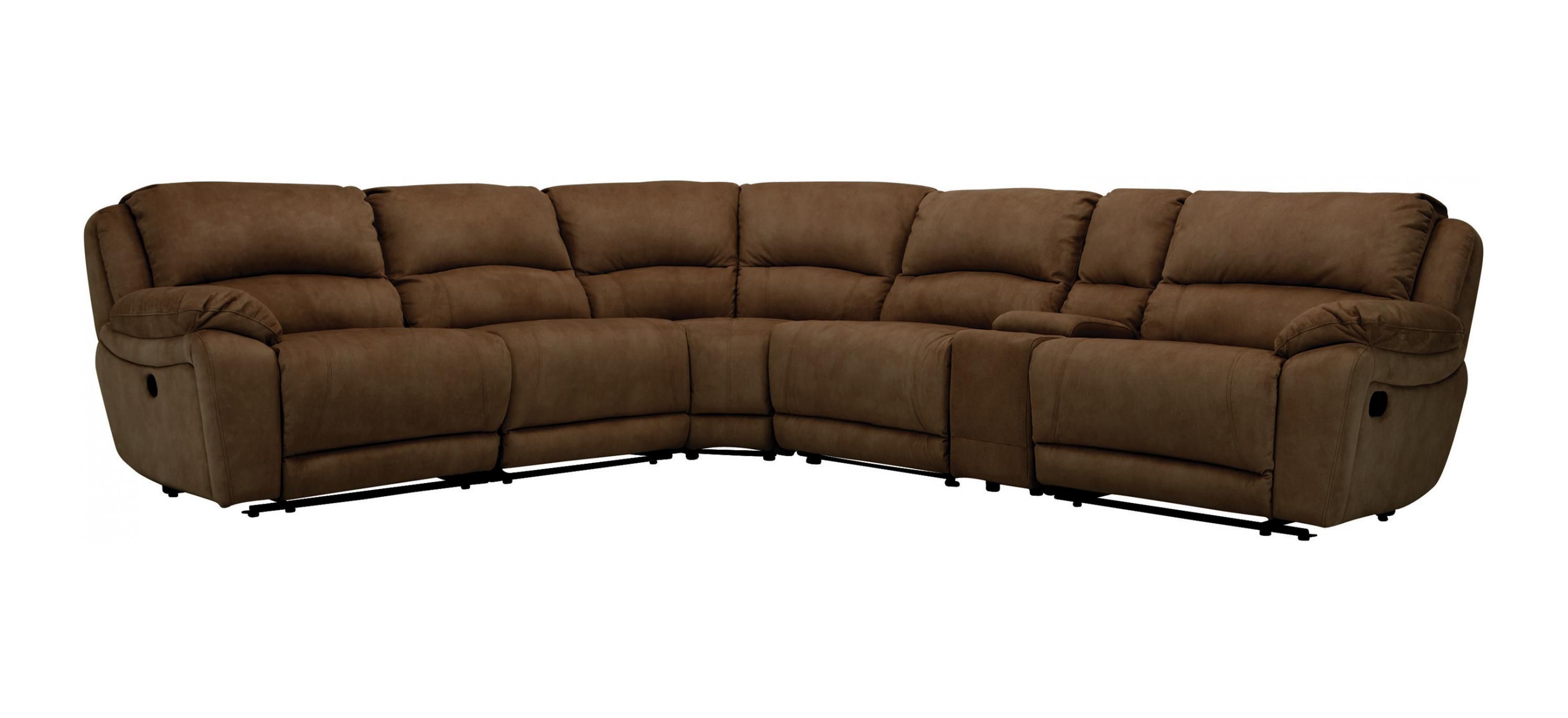 Mackenzie 6-pc. Microfiber Power Reclining Sectional Sofa