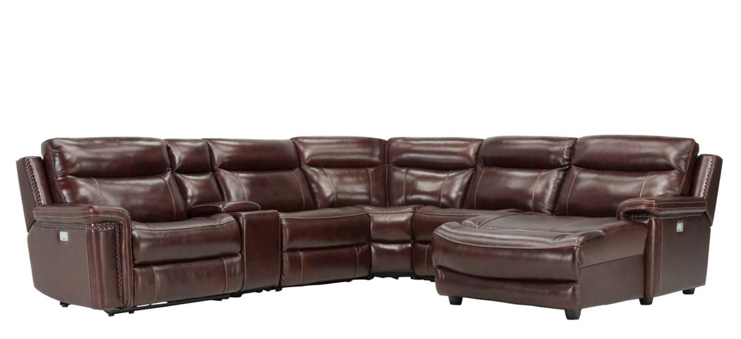 Lattimore 6-pc. Leather Sectional