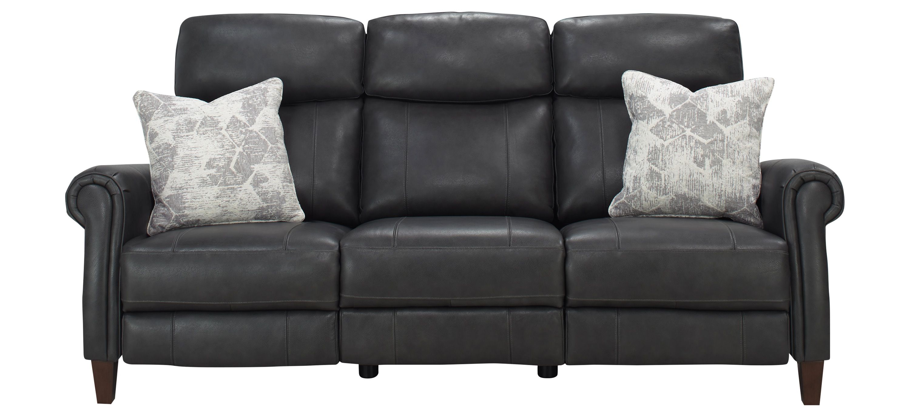 Chicago Leather Power Sofa with Power Headrest