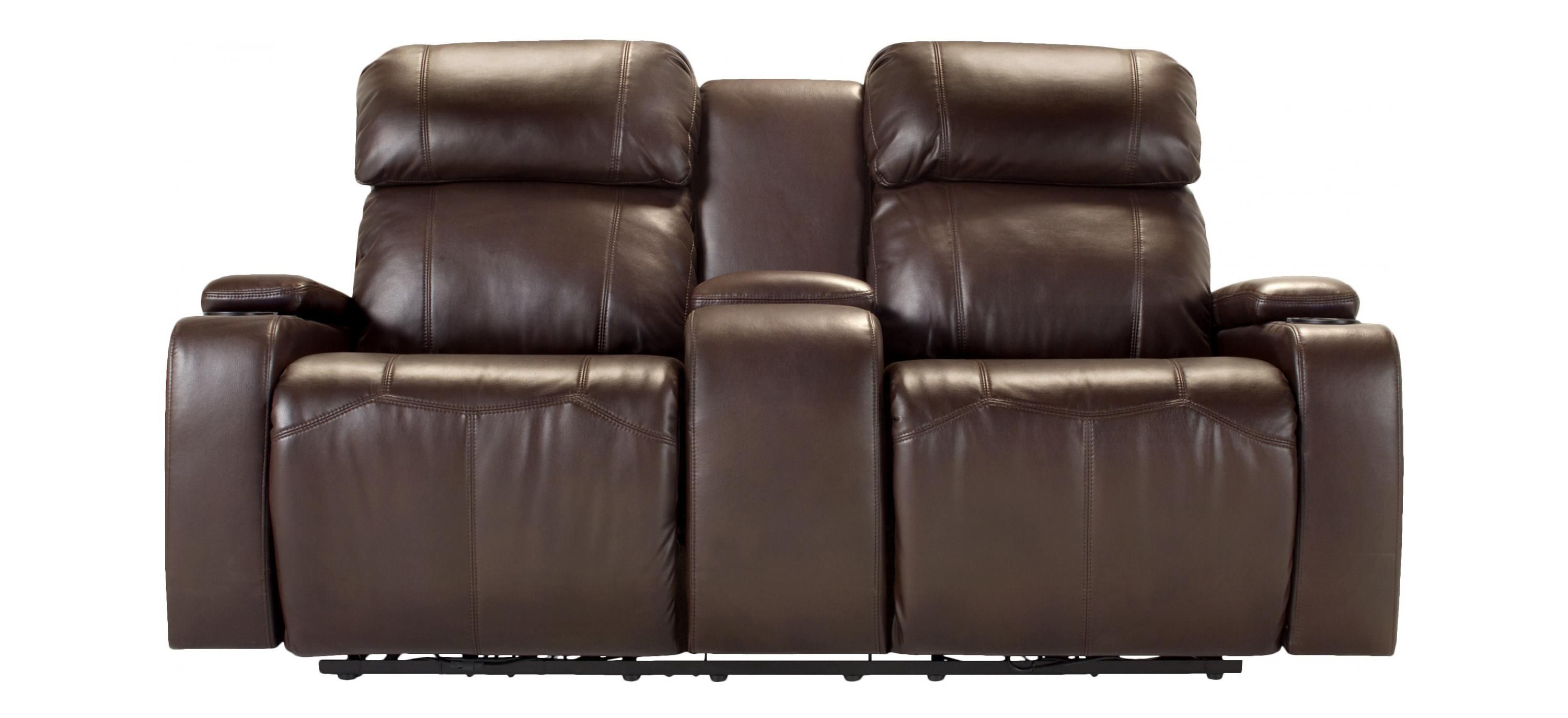 Stylus Power Console Loveseat w/ Power Headrests