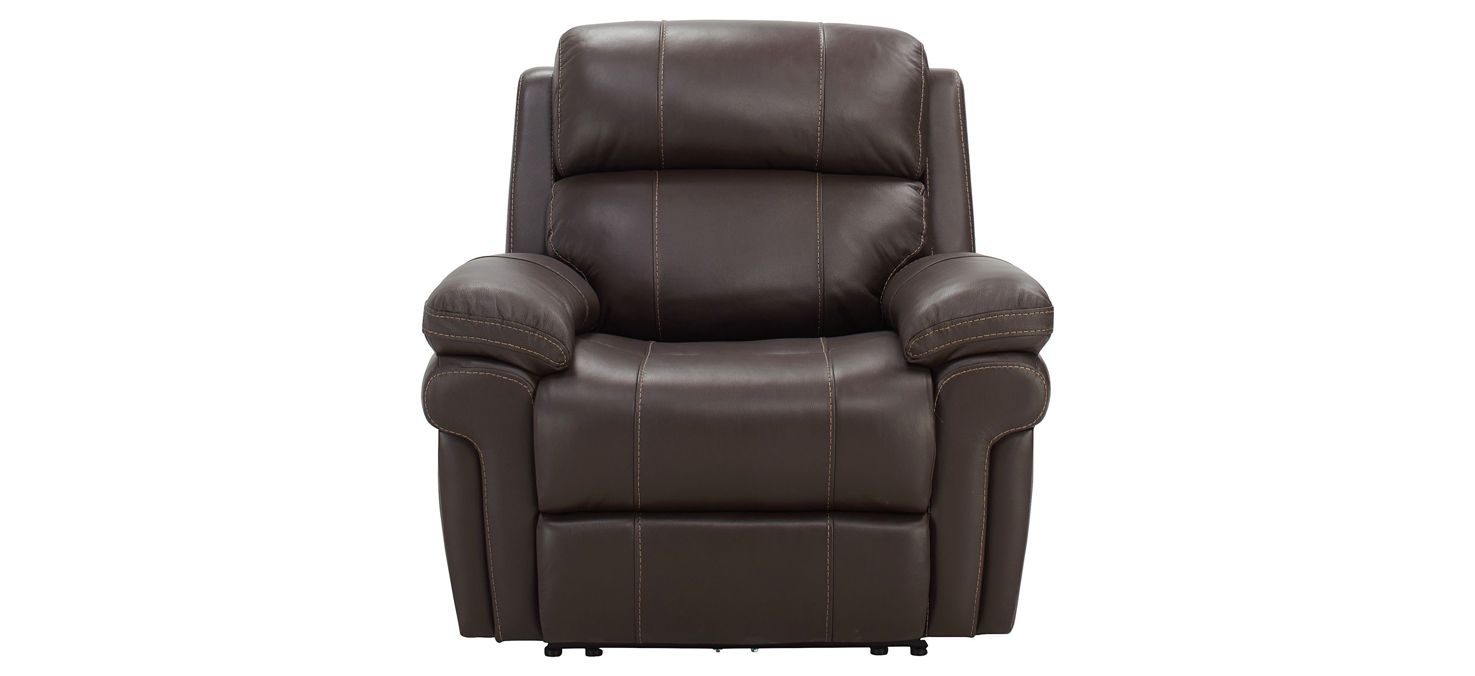 Remsen Leather Power Recliner w/ Power Headrest