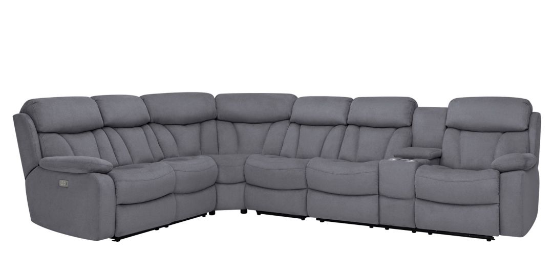 Connell 4-pc. Power-Reclining Sectional Sofa w/ Heat and Massage