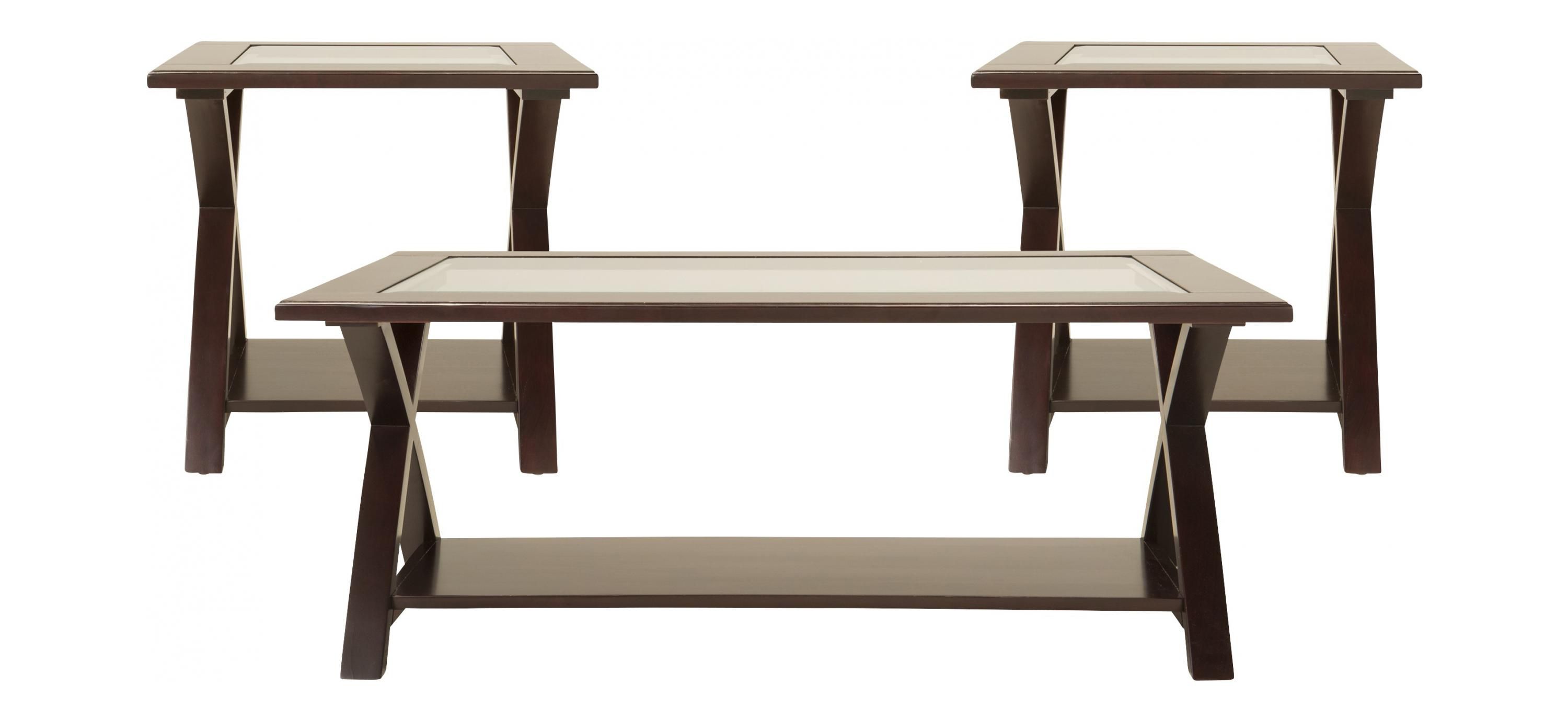 Trevino 3-pc. Glass Table Set