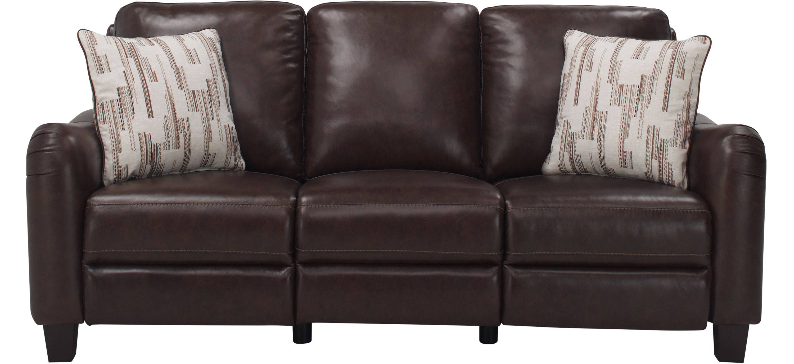 Dillon Leather Power-Reclining Sofa