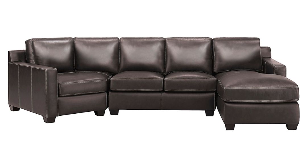 Anaheim Leather 3-pc. Sectional