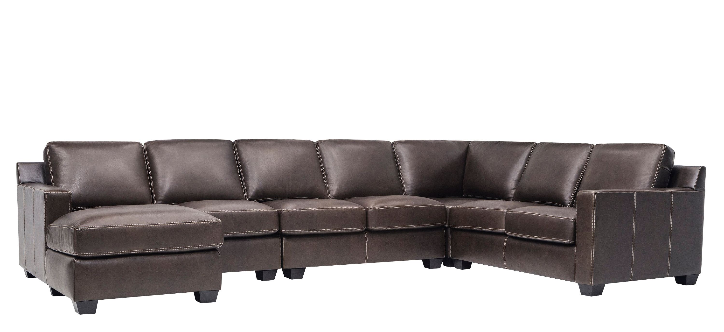 Anaheim Leather 5-pc. Sectional