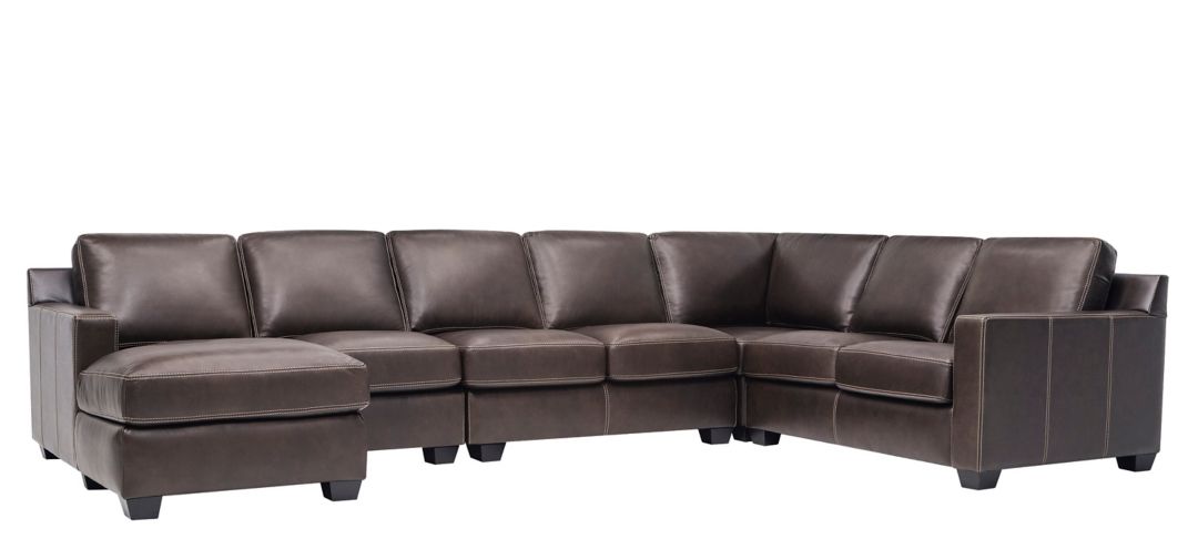 286091598 Anaheim Leather 5-pc. Sectional sku 286091598