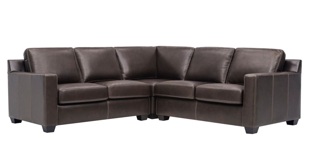 Anaheim Leather 3-pc. Sectional