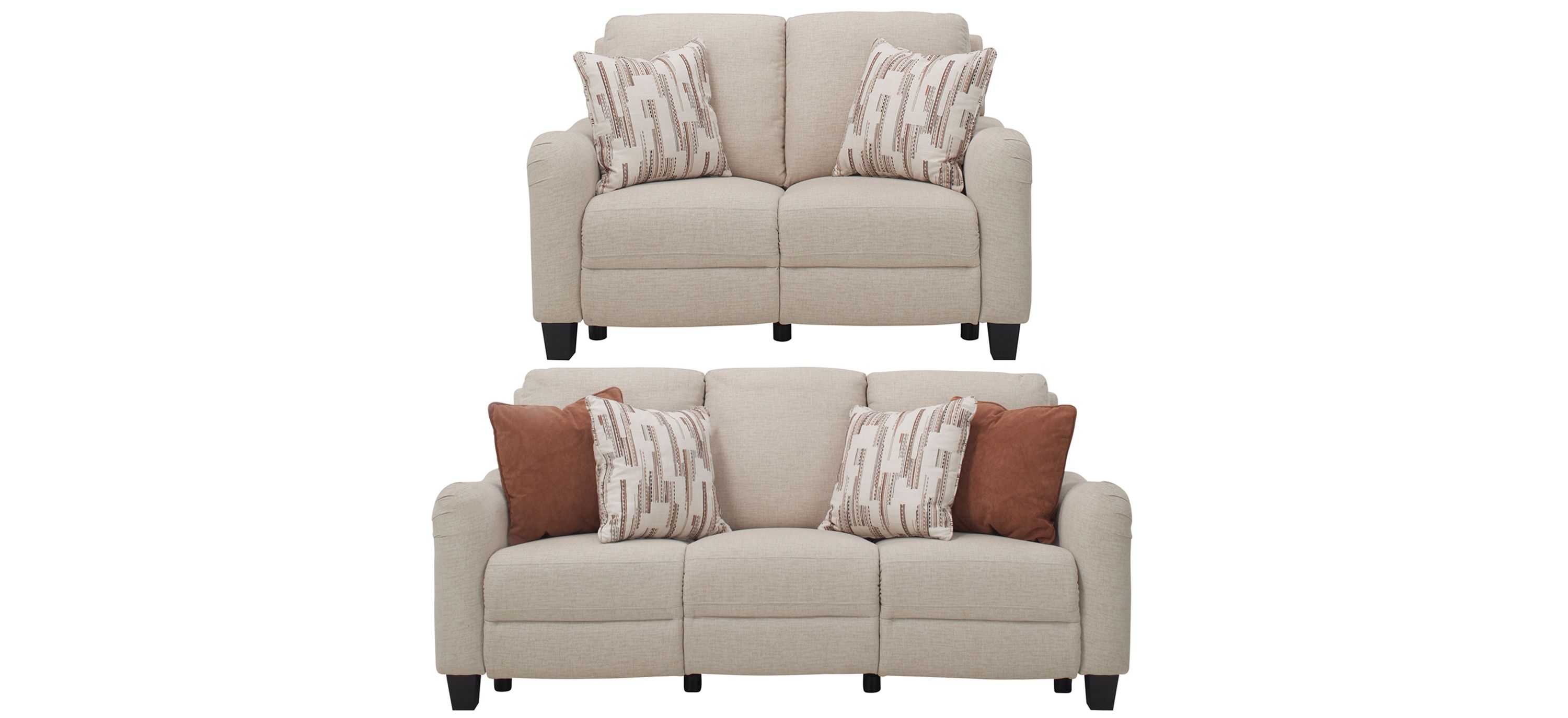 Dillon Power-Reclining 2-pc. Sofa and Loveseat Set