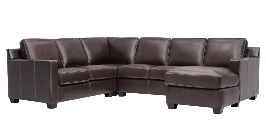 Anaheim Leather 4-pc. Sectional