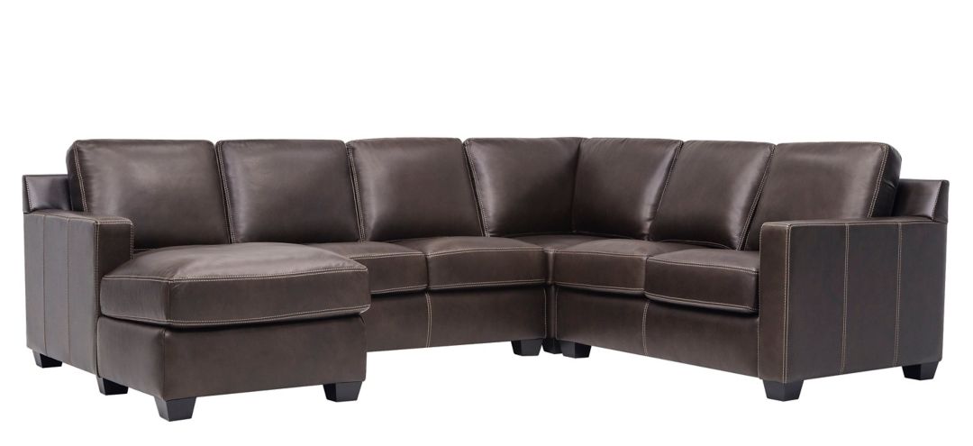 295091599 Anaheim Leather 4-pc. Sectional sku 295091599