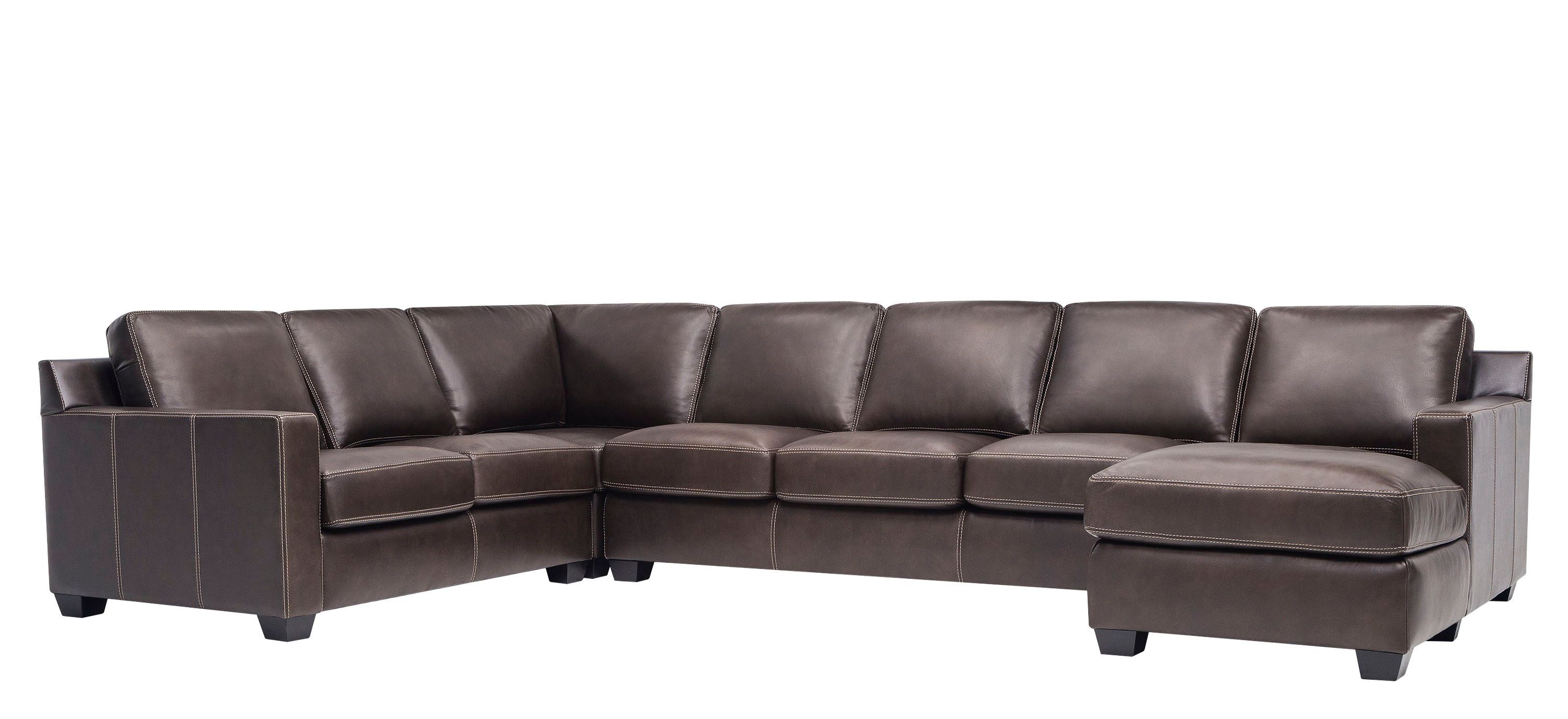 Anaheim Leather 4-pc. Sectional