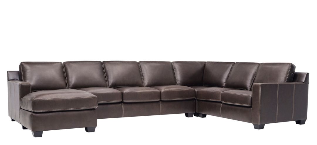 Anaheim Leather 4-pc. Sectional