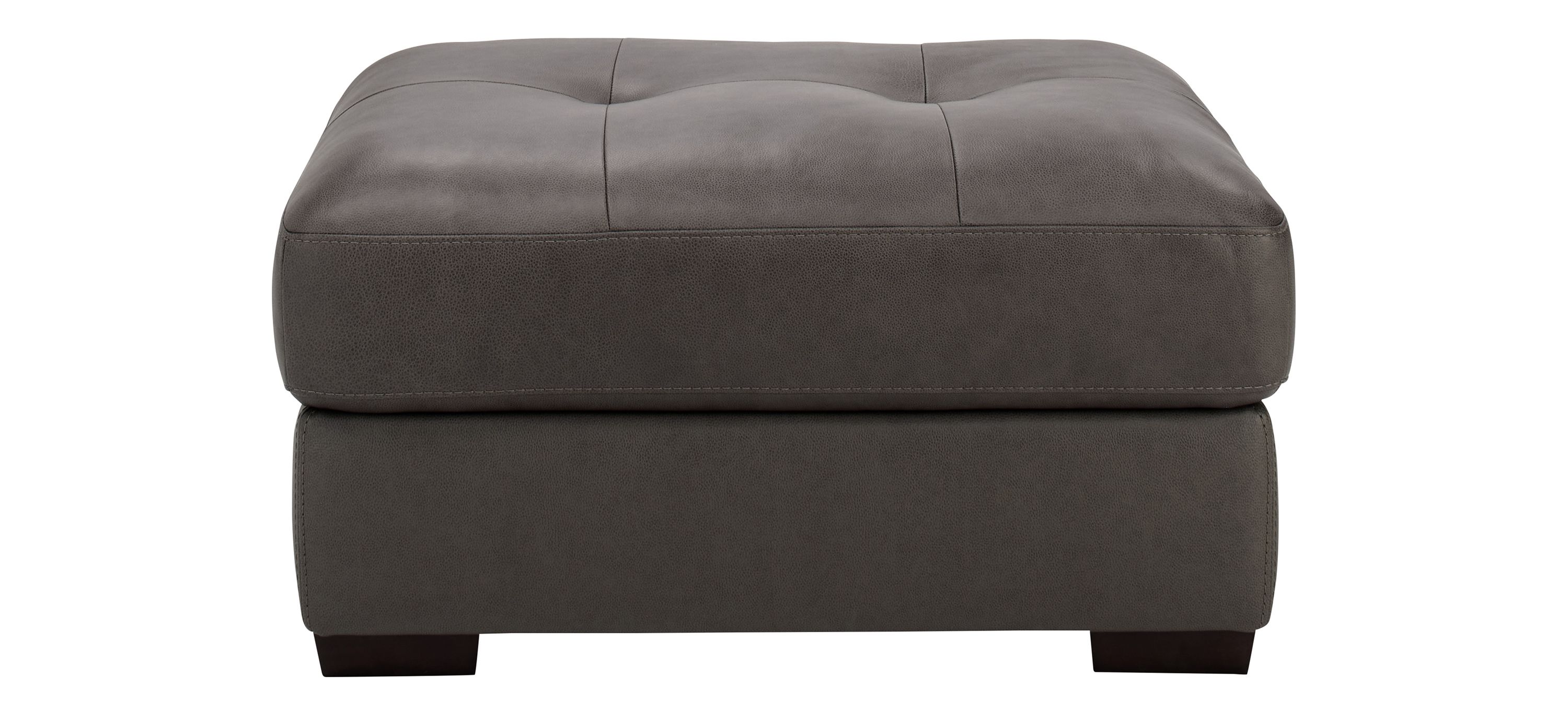 Broderick Leather Ottoman
