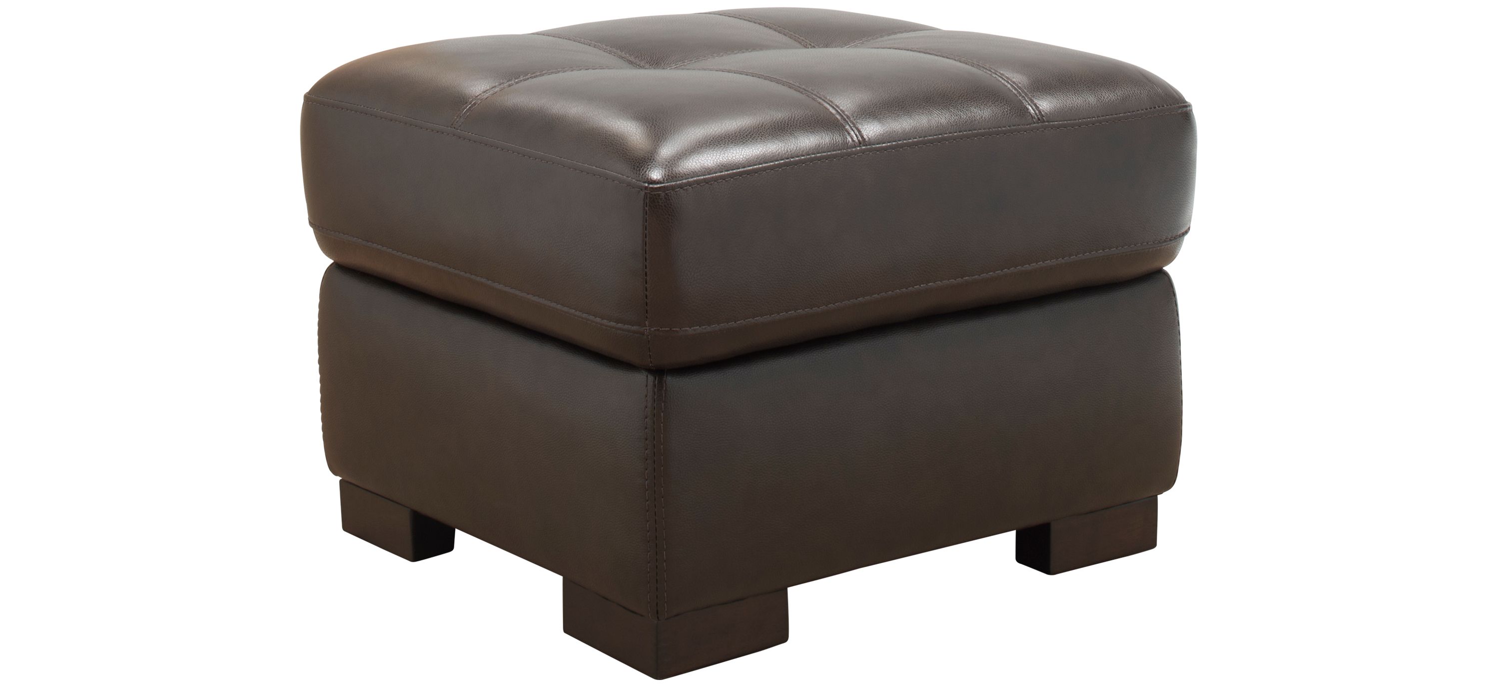 Gino Leather Chair Ottoman