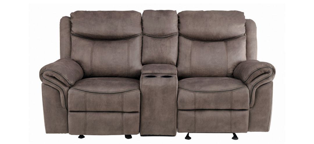 Ross Gliding Reclining Console Loveseat