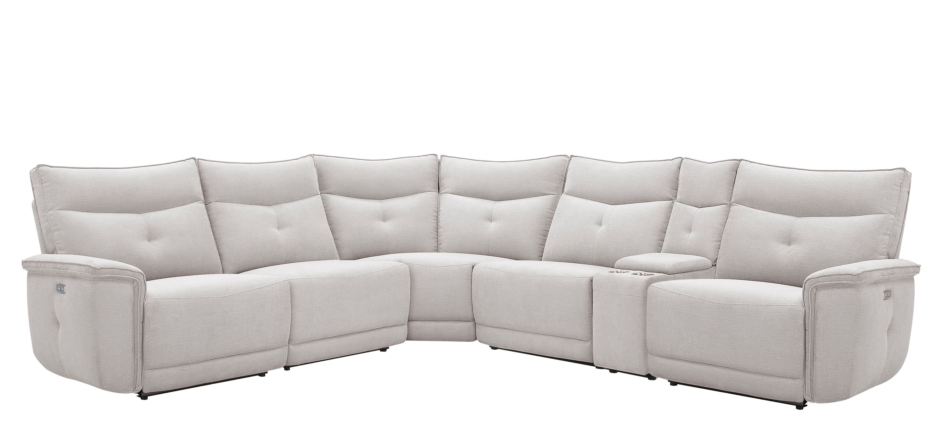 Graceland 6-pc. Sectional Sofa w/Power Headrest
