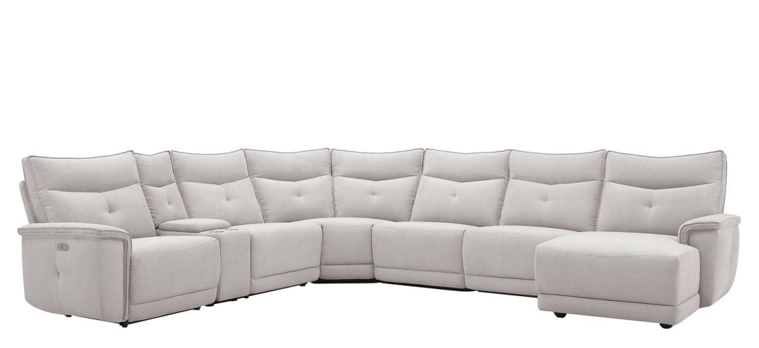 Graceland 7-pc. Sectional Sofa w/Power Headrest