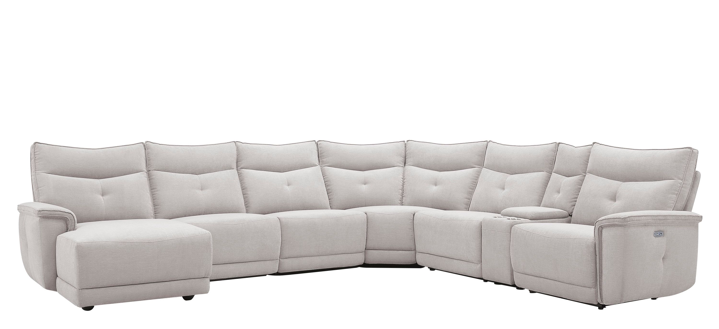 Graceland 7-pc. Sectional Sofa w/Power Headrest