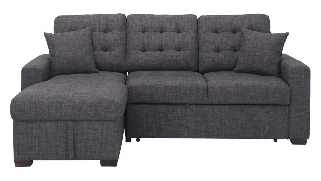 9916BRYNN Brynn 2-pc Sleeper Sofa Chaise W/Storage sku 9916BRYNN