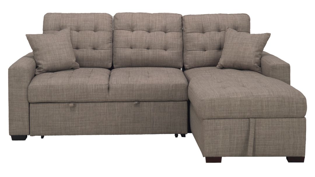 Brynn 2-pc Sofa Chaise W/ Pop Up Sleeper And Storage