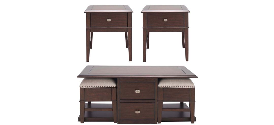 Harlin 3-pc. Cocktail Table and Two End Tables Set