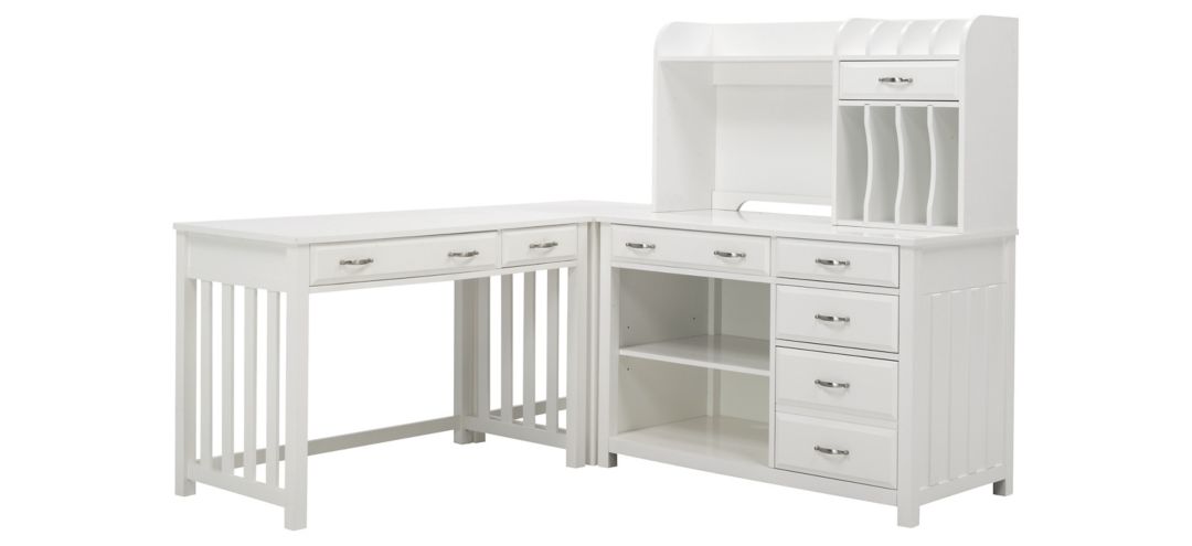 399345214 Linbrooke 4-pc Desk W/ Hutch sku 399345214